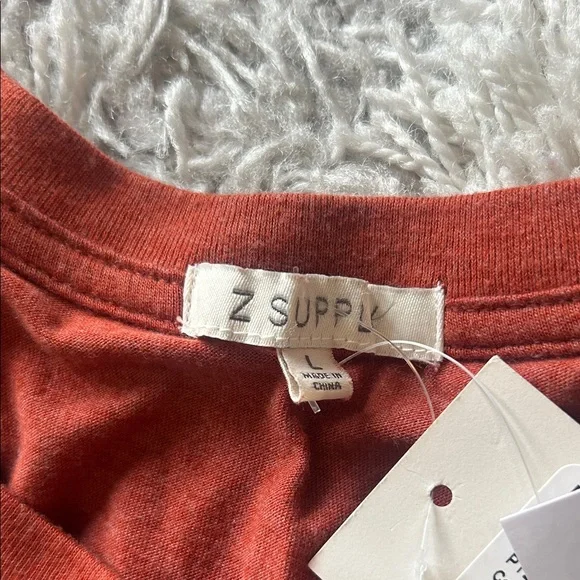 Z Supply Rust Love Graphic Muscle Tee - Picture 2 of 5